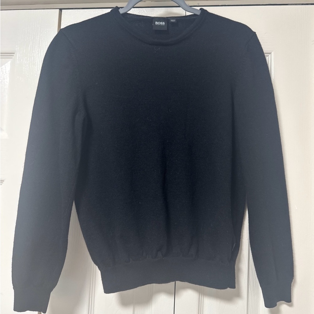 Boss Women's Black Crewneck Sweater A55